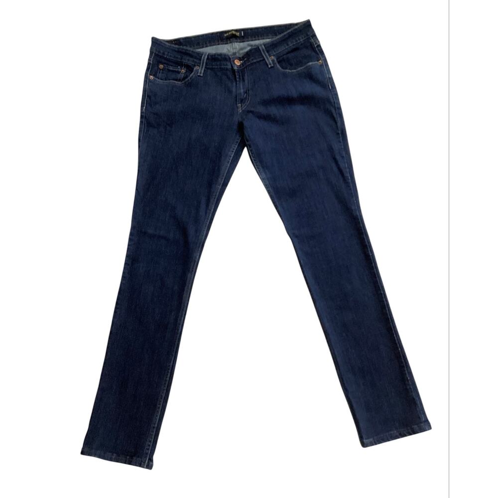Levi's 524 Too Superlow Skinny Jeans Women’s Dark Wash Y2K Low Rise size 11M